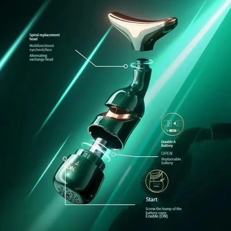 3'ü 1 Arada Yüz Boyun Ve Göz Germe Masaj Aleti