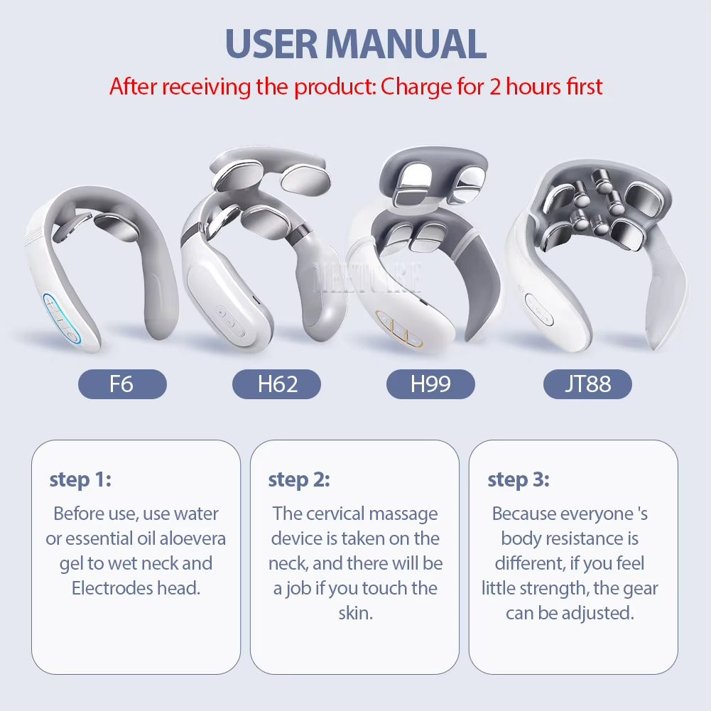 Sırt Boyun Masajı Kablosuz Akıllı Omuz Masaj Aleti
